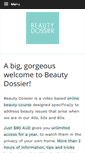 Mobile Screenshot of beautydossier.com